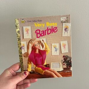 A little golden book Very Busy Barbie children’s book